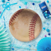 野球のアートワークヴィンテージ ペーパープレート (パーティー)