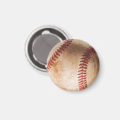 野球のアートワークヴィンテージ マグネット (正面/裏面)