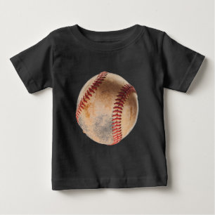 野球のアートワーク ベビーTシャツ