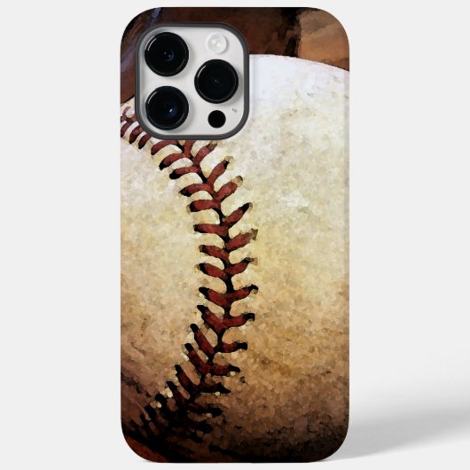 野球のアートワーク Case-Mate iPhoneケース (裏面)