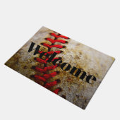 野球のイメージの歓迎の玄関マット ドアマット (アングル)