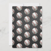 野球のエイジ誕生日 サンキューカード (裏面)