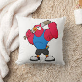 野球のオウムこうもり クッション (ブランケット)