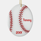 野球のオーナメント セラミックオーナメント (右)