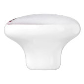 野球のカスタマイズ可能な赤と青 セラミックノブ (側面)