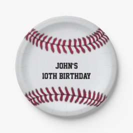 野球のカスタムな紙皿 ペーパープレート