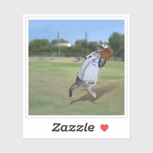 野球のキッチンヤマネコ シール (シート)