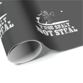 野球のキャッチャーの冗談-あなたShalt盗まないため ラッピングペーパー (ロールコーナー)