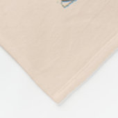 野球のキャッチャー フリースブランケット (角)