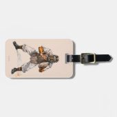 野球のキャッチャー ラゲッジタグ (正面横)