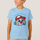 野球のキャラクター Tシャツ (正面)