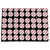 野球のギフトバッグ ラージペーパーバッグ (正面)