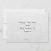 野球のクリスマスの挨拶 シーズンカード (裏面)