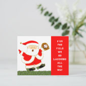 野球のクリスマスカード シーズンポストカード (スタンド正面)