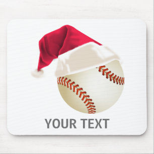 野球のクリスマス マウスパッド
