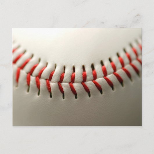 野球のクローズアップ ポストカード (正面)