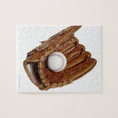 野球のグローブとボール ジグソーパズル (横)