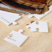 野球のグローブとボール ジグソーパズル (側面)