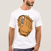 野球のグローブ Tシャツ (正面)