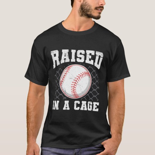 野球のケージ引用文で育つ Tシャツ (正面)
