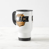 野球のコーチのマグ トラベルマグ (正面左)