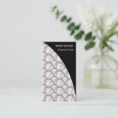 野球のコーチの名刺 名刺 (スタンド正面)