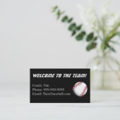 野球のコーチの接触カード コーリングカード (スタンド正面)