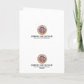 野球のコーチは感謝していしています サンキューカード (裏面)