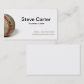 野球のコーチまたはプレーヤーカードスポーツチーム 名刺 (正面/裏面)