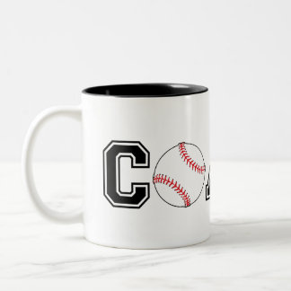 野球のコーチ感謝していがコーヒーマグを贈る ツートーンマグカップ