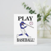 野球のコーチ選手 ポストカード (スタンド正面)