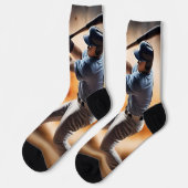 野球のサンダーピッチ ソックス (左)