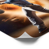 野球のサンダーピッチ ポスター (角)