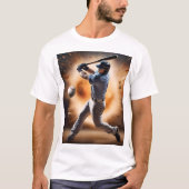 野球のサンダーピッチ Tシャツ (正面)