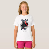 野球のシルエットグラフィックデザイン – 1992年創設 Tシャツ (正面フル)