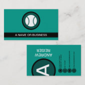 野球のシーグリーンバブル 名刺 (正面/裏面)