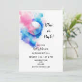 野球のジェンダーが招待を明らかにする 招待状 (スタンド正面)