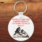 野球のジョーク キーホルダー (正面)
