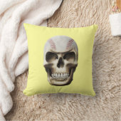 野球のスカル クッション (ブランケット)