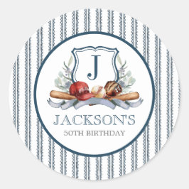 野球のステッカー、野球パーティーの好意 ラウンドシール