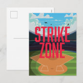 野球のストライクゾーン シーズンポストカード (正面/裏面)