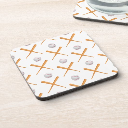 野球のスポーツパターンを練り上げる コースター (左側)