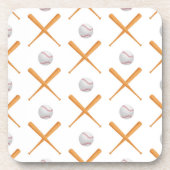 野球のスポーツパターンを練り上げる コースター (正面)