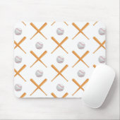 野球のスポーツパターンを練り上げる マウスパッド (マウス)