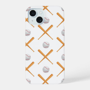 野球のスポーツパターンを練り上げる iPhone 15ケース