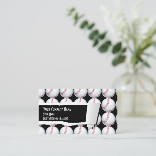 野球のスポーツ 名刺 (スタンド正面)