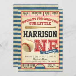 野球のチケットの誕生日のパーティの招待状の招待 招待状