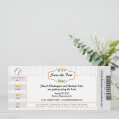 野球のチケット日付の保存 セーブザデート (スタンド正面)