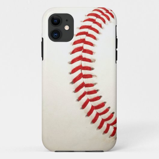 野球のテクスチャー iPhone 5 カバー (裏面)