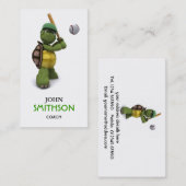 野球のテーマの名刺 名刺 (正面/裏面)